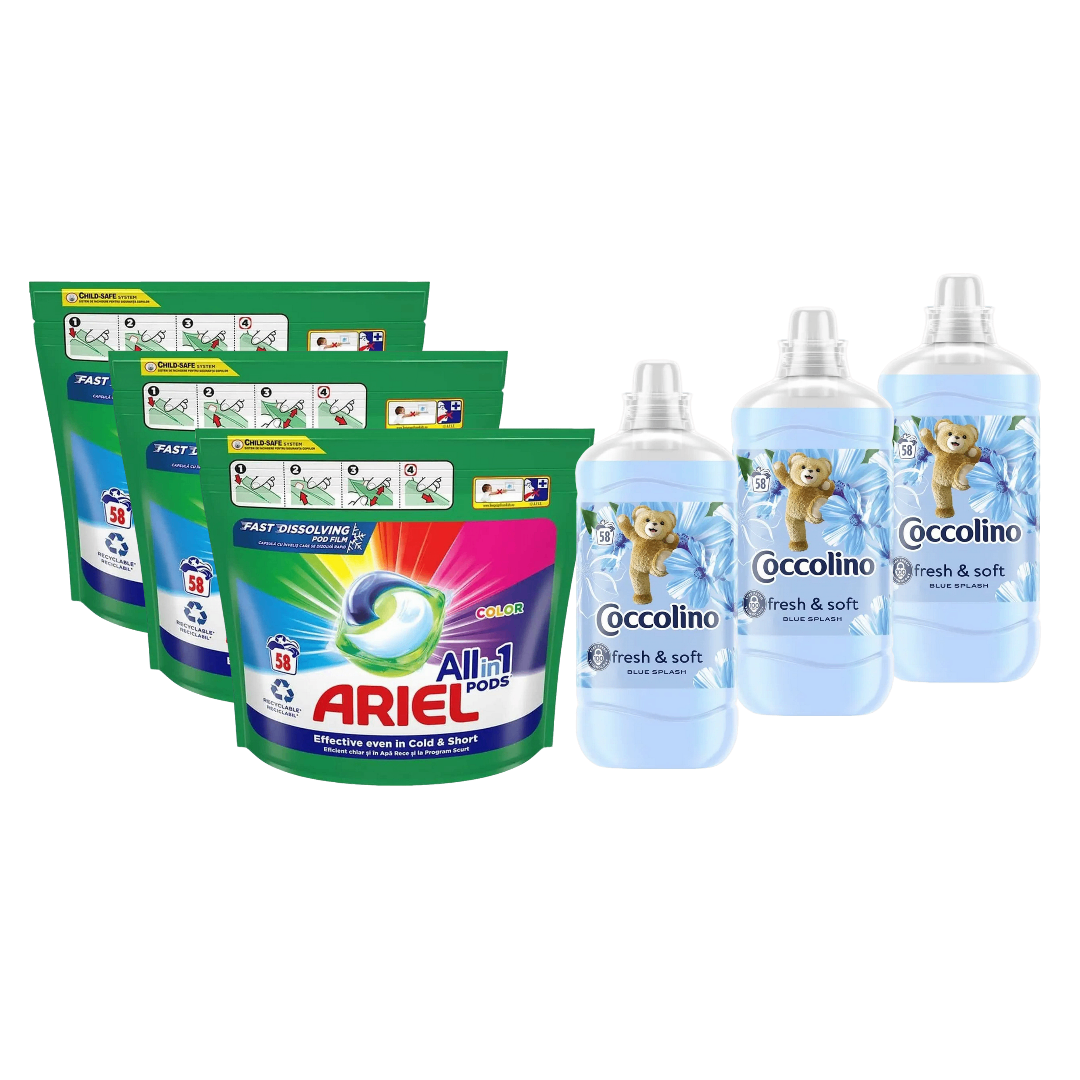 Pachet Promoțional Ariel și Coccolino