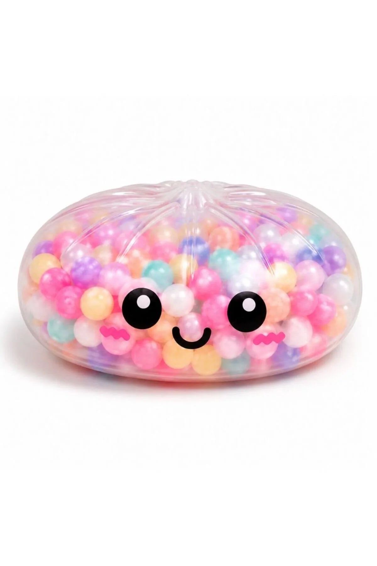 Dumpling Squishy cu Bile Colorate 8.5 cm