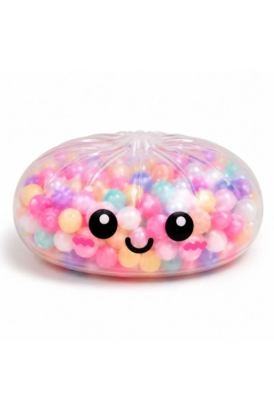Dumpling Squishy cu Bile Colorate 8.5 cm