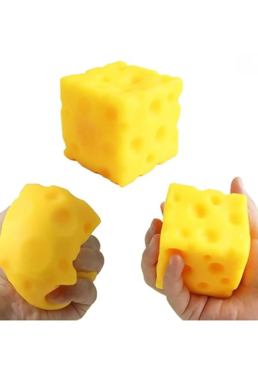 Squishy cheese cube 5 cm