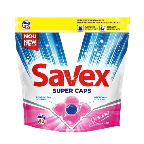 Savex Semăna Perfume – Detergent Capsule Parfumate, 42 Bucăți