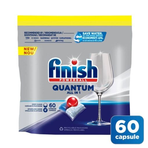 Finish Tablete Quantum, 60 bucăți – pentru mașina de spălat vase