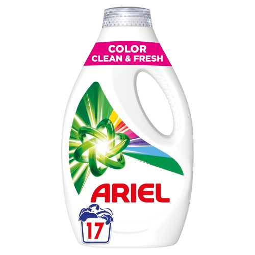 Ariel Color Clean & Fresh – Detergent Lichid Automat 850 ml, 17 Spălări