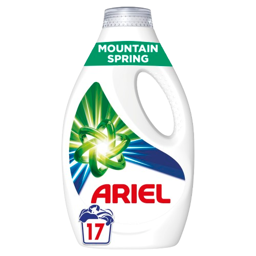 Ariel Mountain Spring – Detergent Lichid Automat 850 ml, 17 Spălări