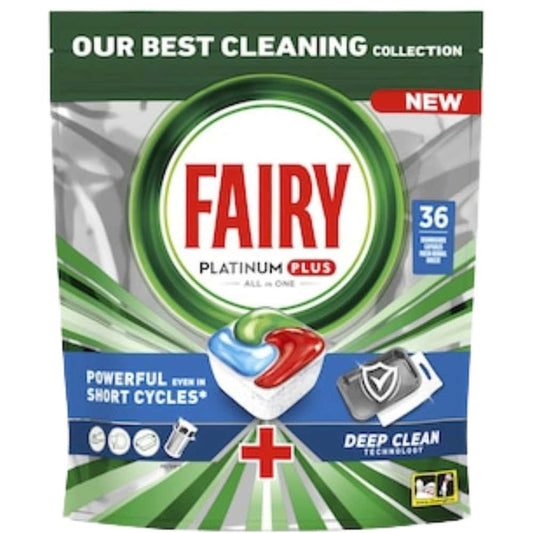 Fairy Tablete Platinum Plus, 36 bucăți – pentru mașina de spălat vase