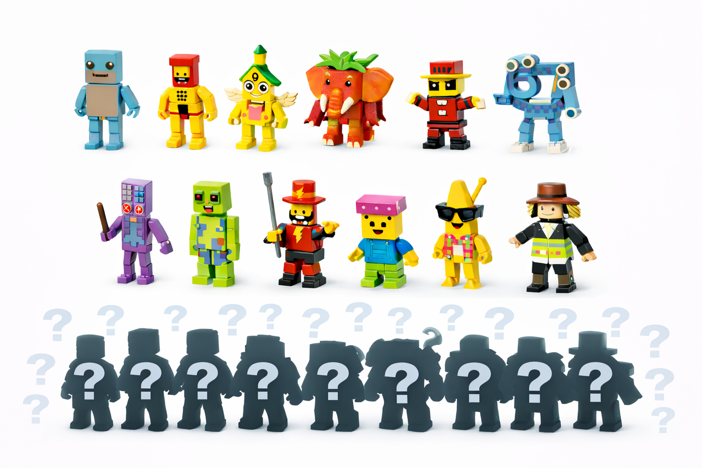 Figurină blocky – punguță surpriză