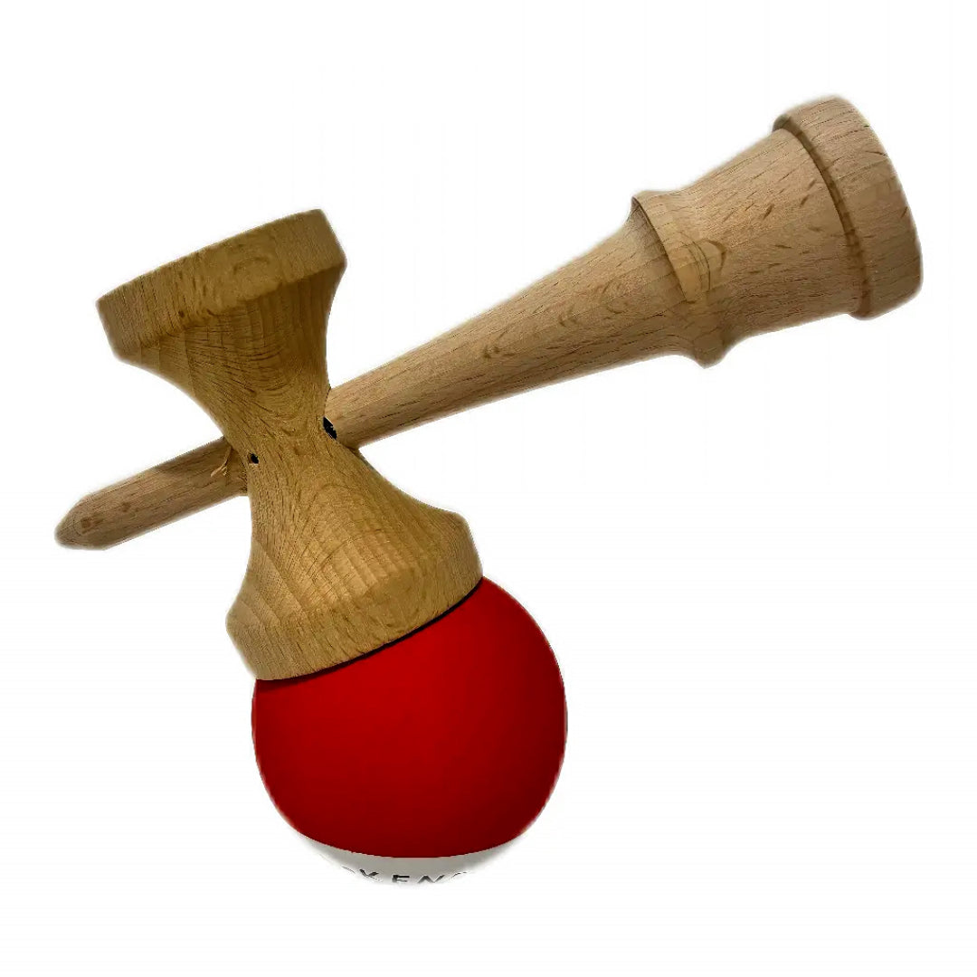 Kendama Balance  Red - Cupe Mari Rubber Grip