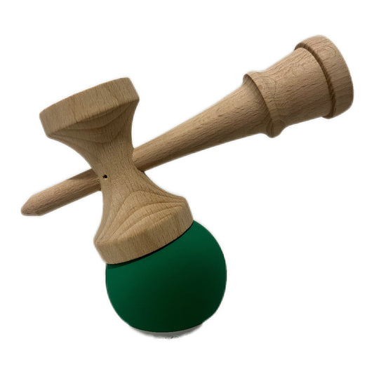 Kendama Balance  Green  – Cupe Mari  Rubber Grip
