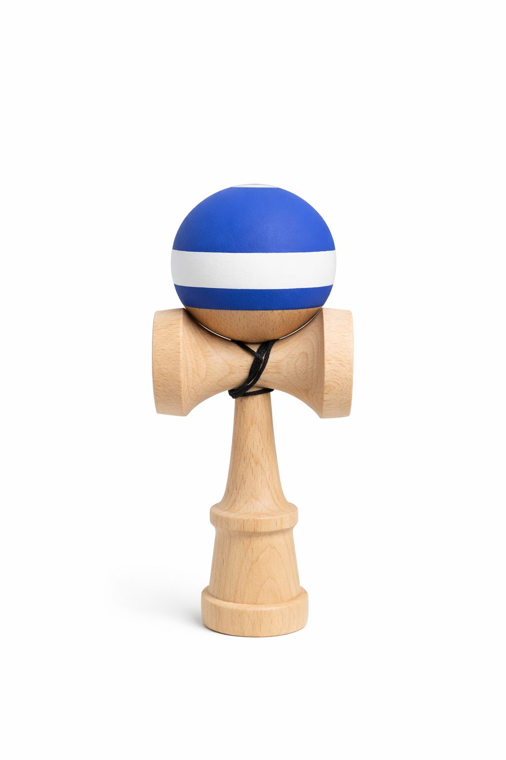 Kendama Rubber V3 Albastru – Rubber Grip, Ață Lungă cu Rulment, Balance Hole