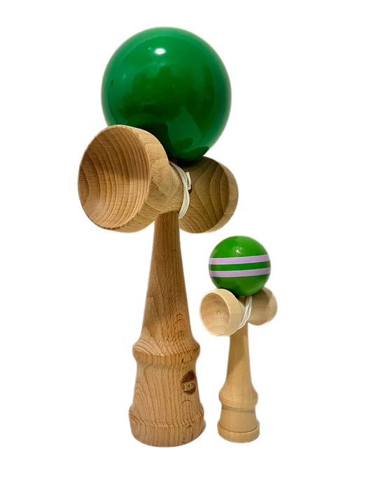Kendama Gigant Verde + Mini Kendama Verde