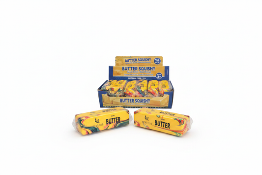 Butter Squishy marbled galben jucărie antistres