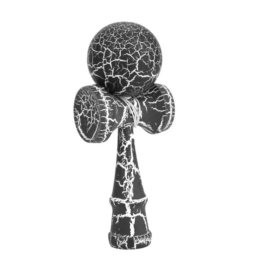 Kendama, model negru-alb, 18 cm